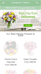 Mobile Screenshot of evangelineflowers.com